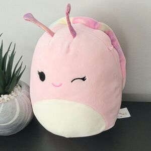 Squishmallows Pink Snail Plush Toy
